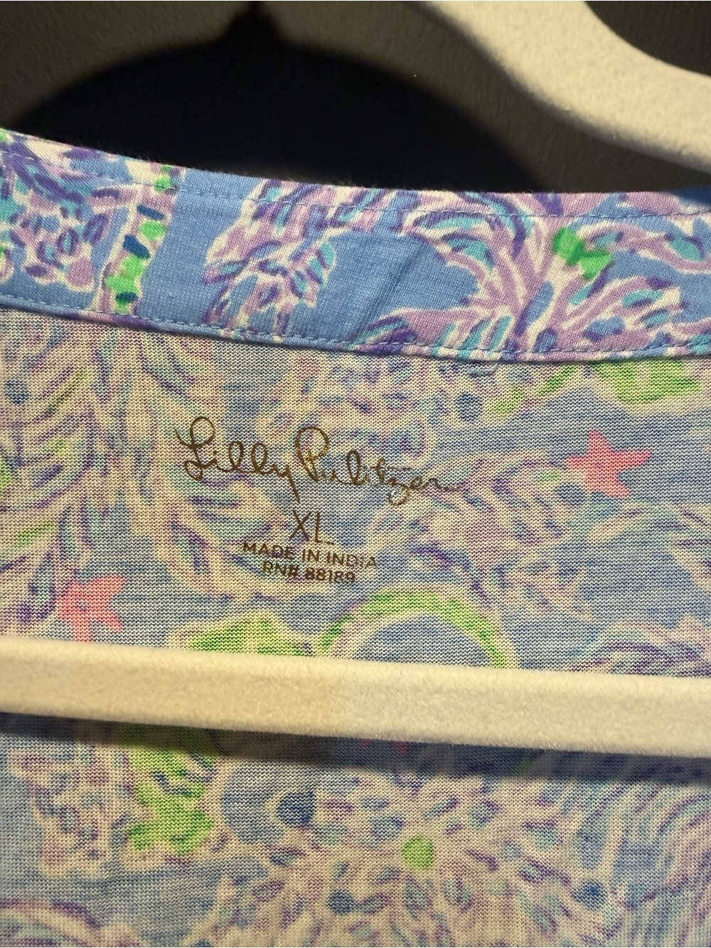 Lilly Pulitzer Blue Floral Sleeveless Summer Dress - Picture 2 of 5